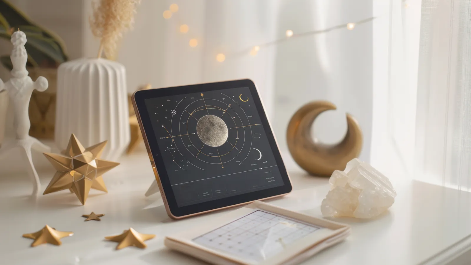 Birth chart wheel with planets for the question how will I make money