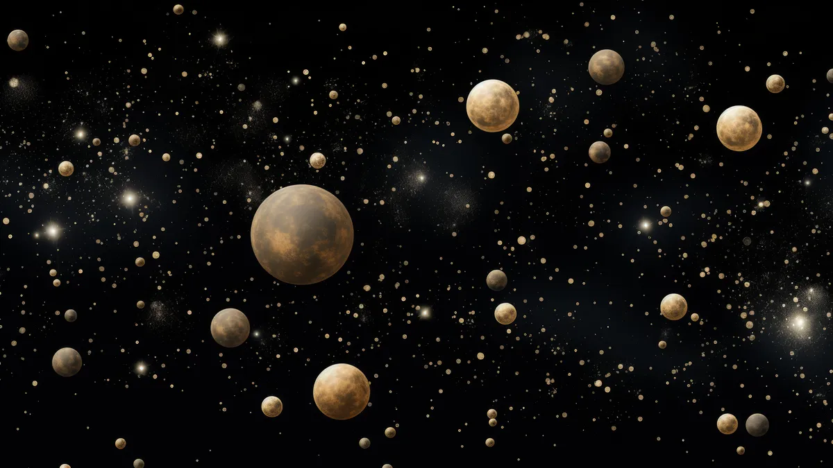 how will i make money: planets night sky illustration for this article